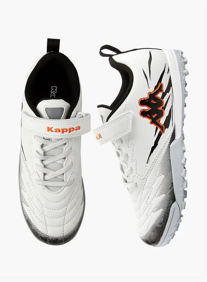 كابا أحذية كرة قدم للأولاد بنعل عشبي وشريط لاصق وعروة سحب