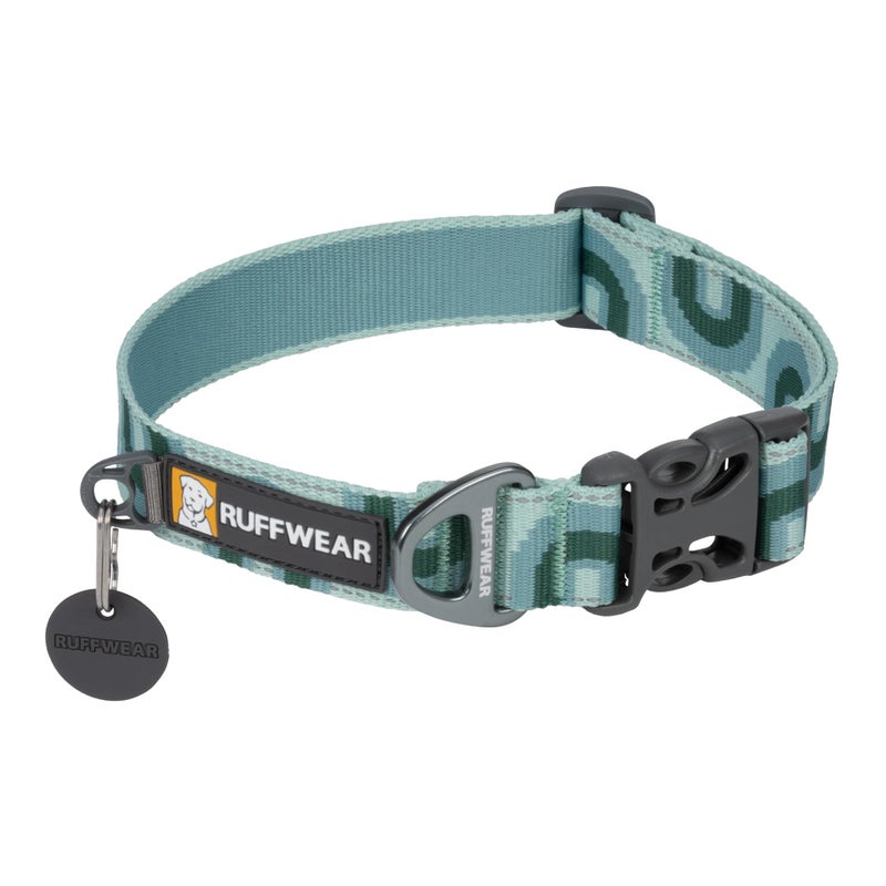 Ruffwear Crag Dog Collar Stylish Adventure Collar with Premium Reflective Design Quick Release Buckle Lightweight AllDay Comfort Grassy Oxbow 2026 - Image 2