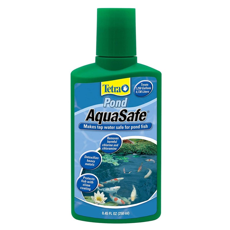 TetraPond AquaSafe 16.9 Ounces, Makes Tap Water Safe For Pond Fish - Image 1