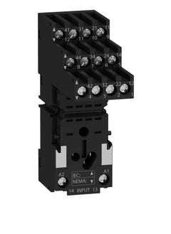 Schneider Electric Schneider Electric14 Pin Zelio Relay Base 10A RXZE2S114M Simple Socket Separate Contact Din Rail Mountable Relay Sockets  - Image 1
