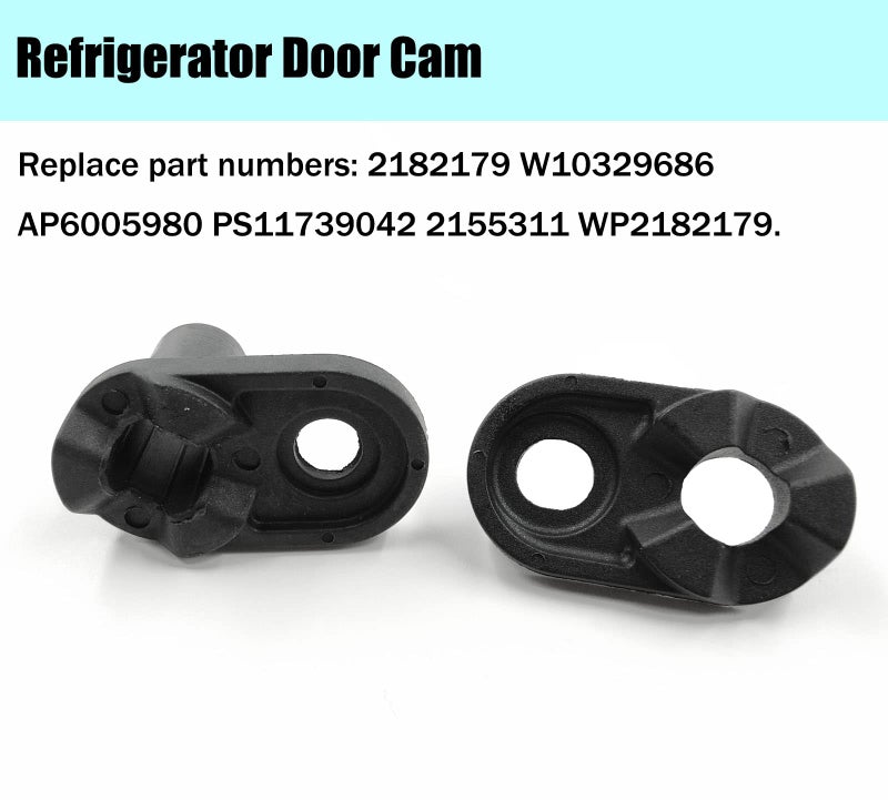 Kscjdg 2182179 Refrigerator Door Closer Cam For Whirlpool Kenmore Admiral Amana Crosley Refrigerator Lower Door Closer AP6005980 PS11739042 W10329686 2155311 (Screws not included) - Image 4