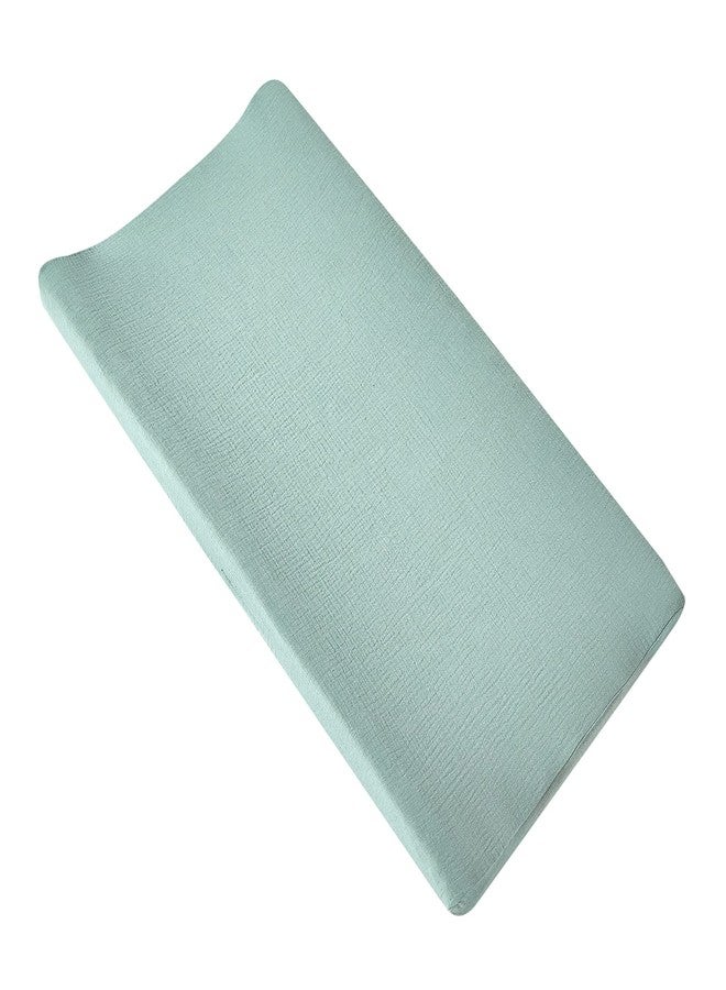 Aullar Solid Muslin Changing Table Pad Cover Cradle Sheet - Image 1