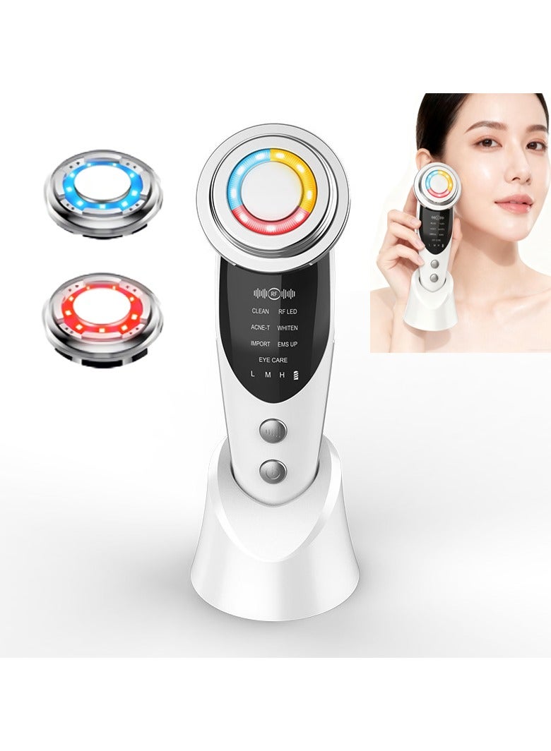 أسيف مساج الوجه 7 في 1 | علاج بالضوء | شد بدون إبر | جهاز تجميل منزلي | محفز الكولاجين - Image 1