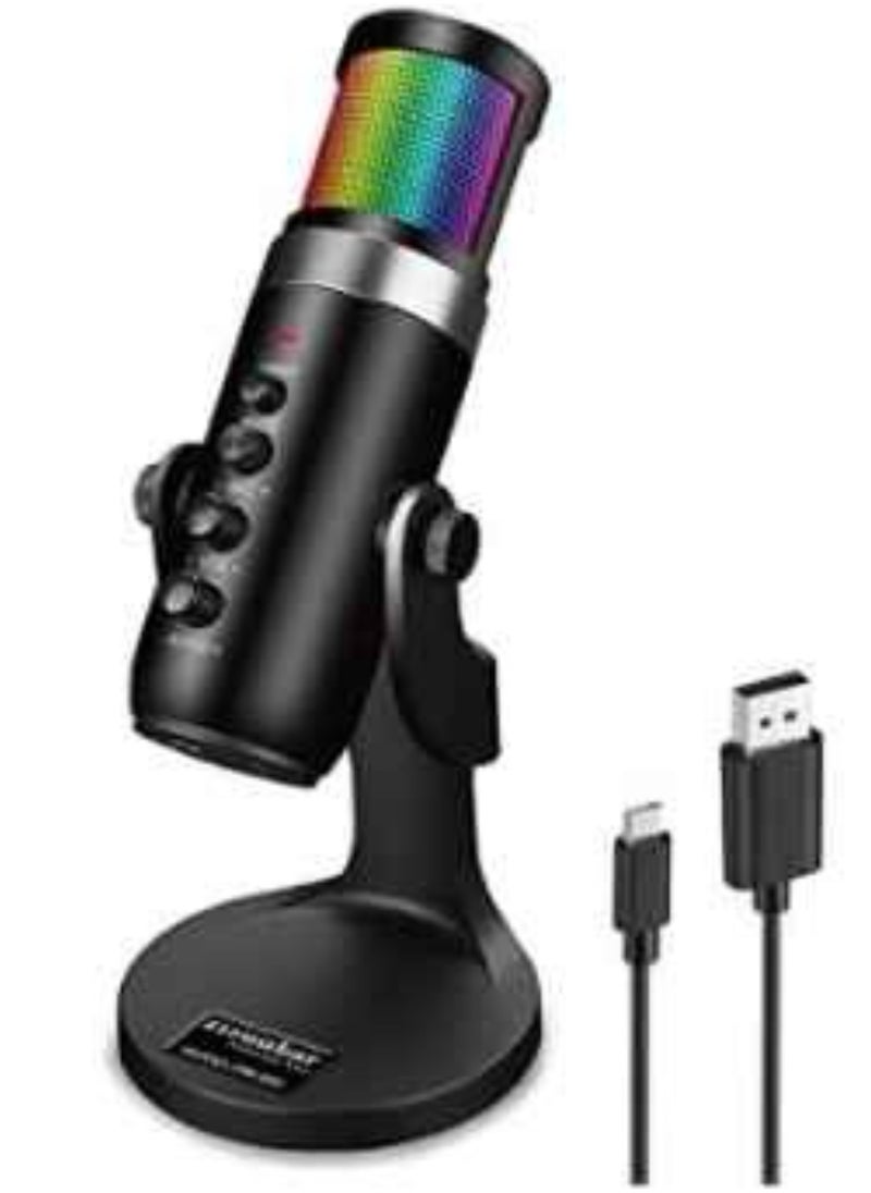 ELTRAZONE PW9 Professional Metal Voice Recording Usb Condenser Studio And Podcast Recording Gaming Microphones  - Image 1