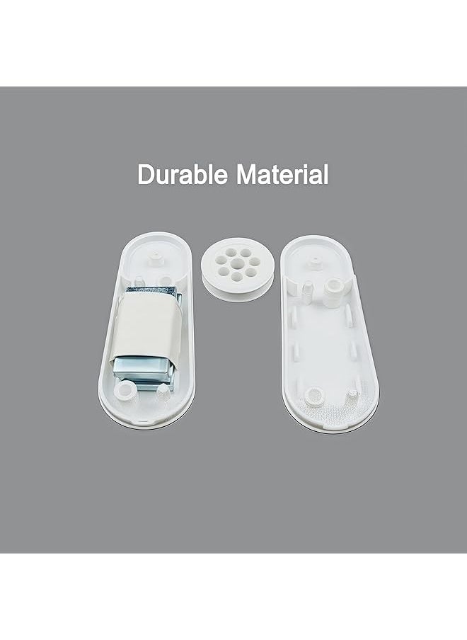 erorex Curtain Cord Weights 2 Pack Plastic Pull String Pendants For Vertical Blind And Drapes White  - Image 5