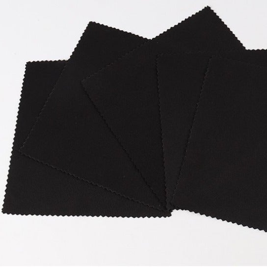 Generic Black Microfiber Glasses Cloth Bulk 13cm*13cm 