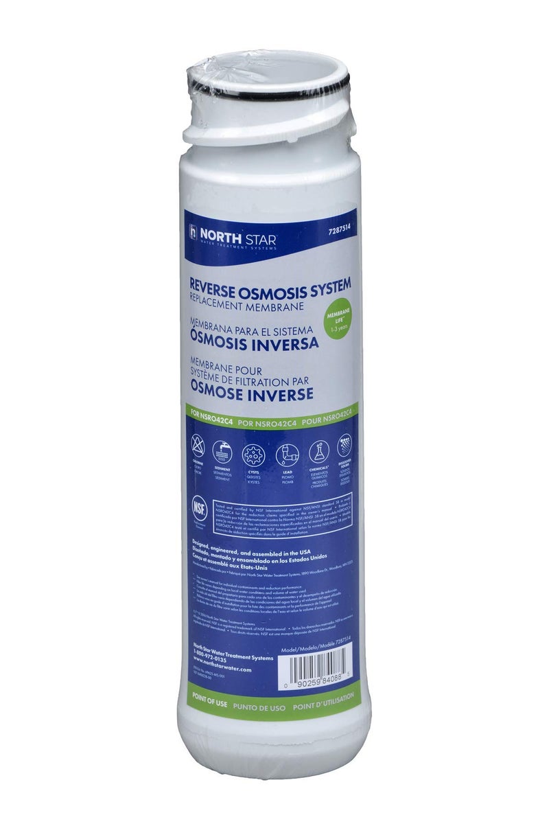NorthStar North Star 7287514 Water Replacement Membrane Cartridge  1 Count (Pack of 1)  White - Image 2