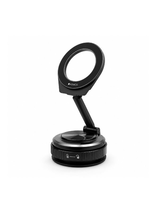 ADMOS MagSafe Magnetic Car Phone Holder, 360° Rotating Vacuum Suction Dashboard Mount, Strong Magnetic Grip for iPhone - Image 1