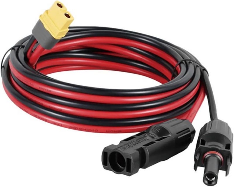 كابل اتصال شمسي موثوق به، سمك 14 AWG، موصلية عالية، مناسب لمجموعات الألواح الشمسية وموصلات الطاقة الشمسية - Image 1