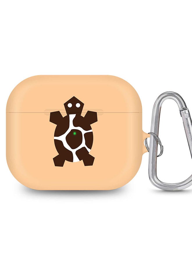 Stylizedd - StylePods Case for Airpods 3rd Gen Case With Anti-Lost Keychain - Tribal Turtle - Image 1