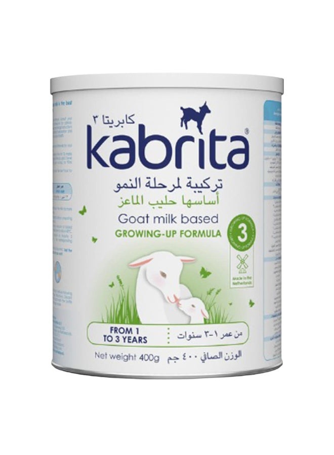 Kabrita Goat Milk Based Growing-up Formula 3, 1 Piece, 400 Gm