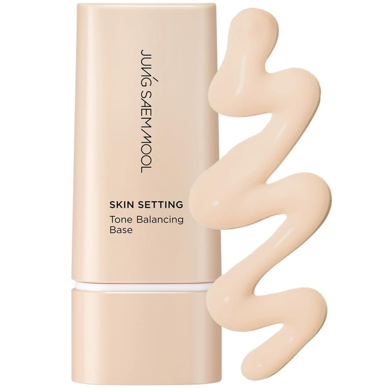 JUNG SAEM MOOL Skin Setting Tone Balancing Base 1.35 Fl Oz, Natural Expression & Pore Blurring Makeup Primer, Hydrating K-Beauty Foundation Base for a Flawless Bare-Face Look, Korean Makeup - Image 1