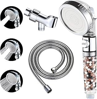 KAIYING KAIYING Filtered Shower Head with Pausing Switch, High Pressure Hand Held Detachable and Removable Filter Showerhead  - Image 1