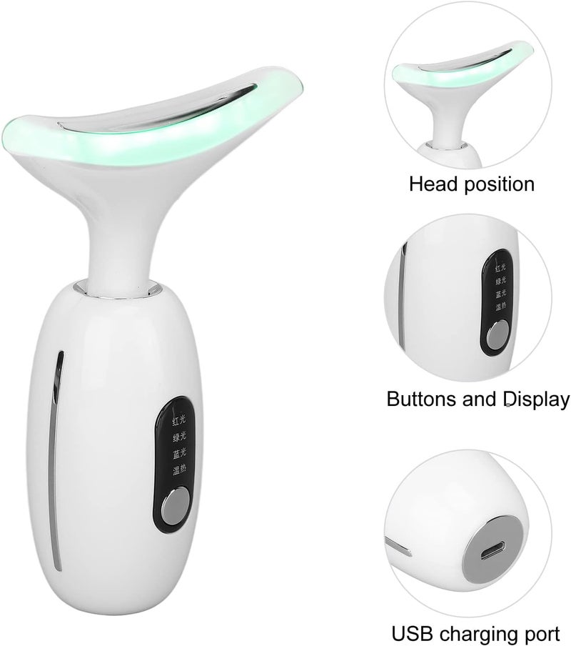 Neck Lifting Massager Tightening Device Neck Care Beauty Equipment Electric Handheld Massager Comfortable Mini Portable for Women Men Home Salon Travel Use - Image 2