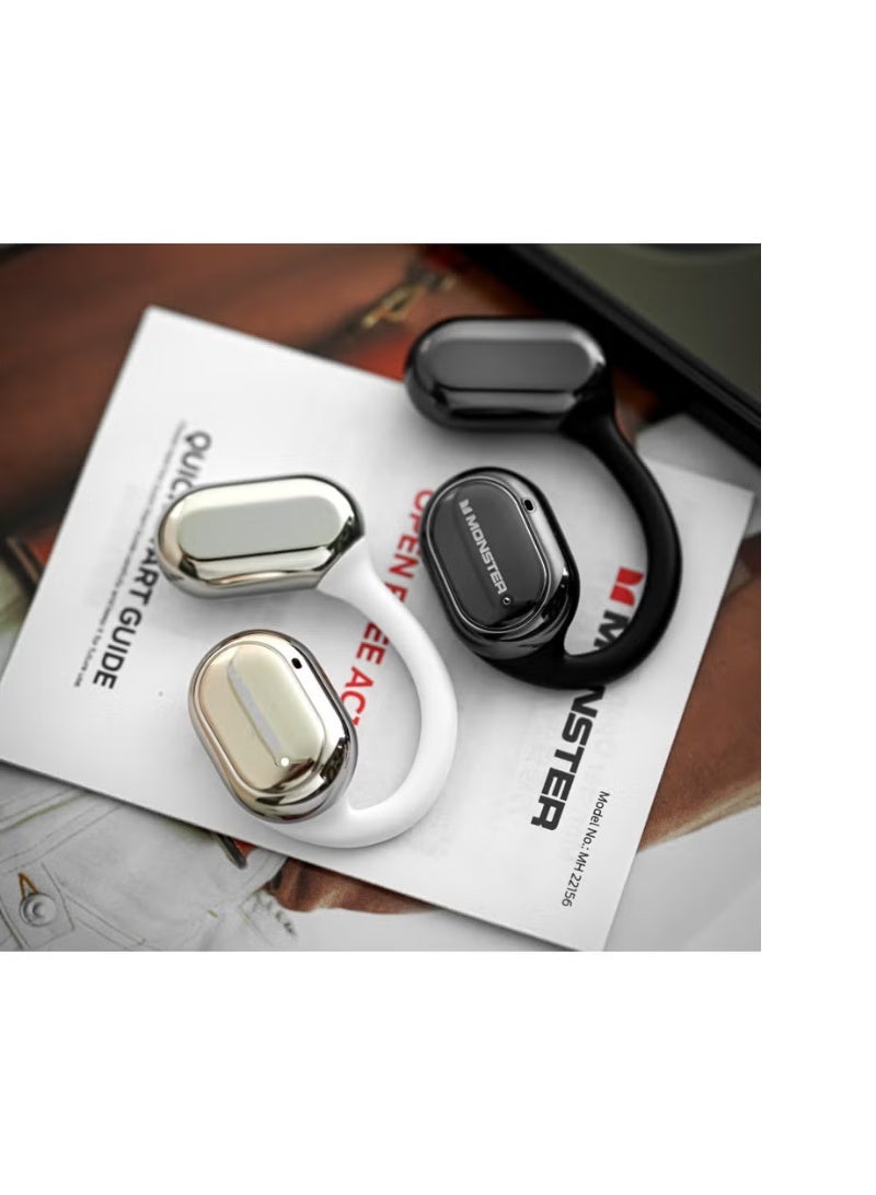 Monster Open Free AC100 Wireless Headphones – Open-Ear Design, AI Noise Reduction - Image 4