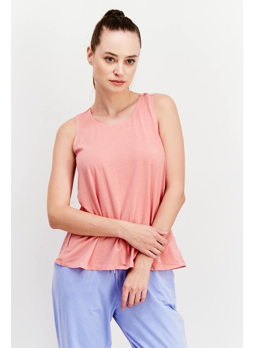 SKECHERS Women Sportswear Fit Sleeveless Training Top, Pink  - Image 1