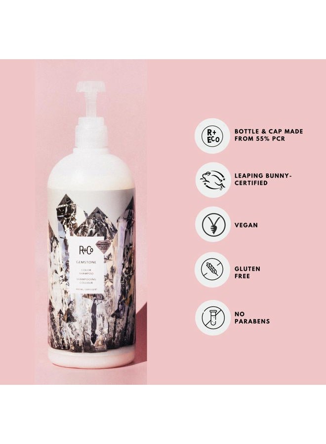 R+Co شامبو لون الأحجار الكريمة | التحكم في التجاعيد، إصلاح + الحفاظ على لون الشعر | نباتي + خالي من التجارب على الحيوانات | 8.5 أونصة سائلة - Image 4