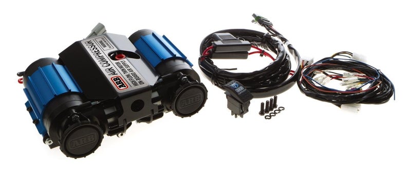 ARB CKMTA12 12V OnBoard Twin High Performance Air Compressor Ideal for Air Lockers Locking Differentials Tire Inflator Air Horn Air Tools and Pneumatic Tools