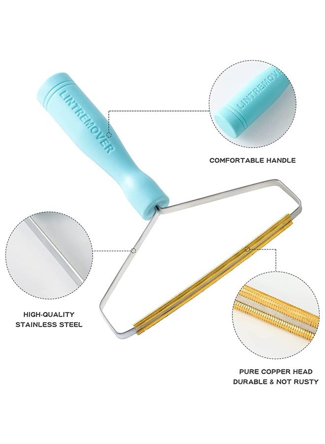 كيلا مزيل شعر الحيوانات الأليفة، مزيل شعر القطط القابل لإعادة الاستخدام، مزيل شعر الكلاب متعدد الأقمشة ومكشطة السجاد للأثاث وأبراج الحيوانات الأليفة والمزيد من الحصول على كل شعر （2 قطعة） - Image 2