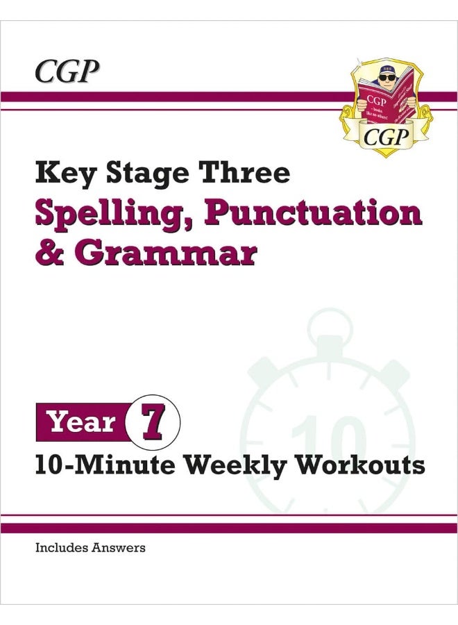 New KS3 Year 7 Spelling, Punctuation and Grammar 10-Minute Weekly Workouts - Image 1