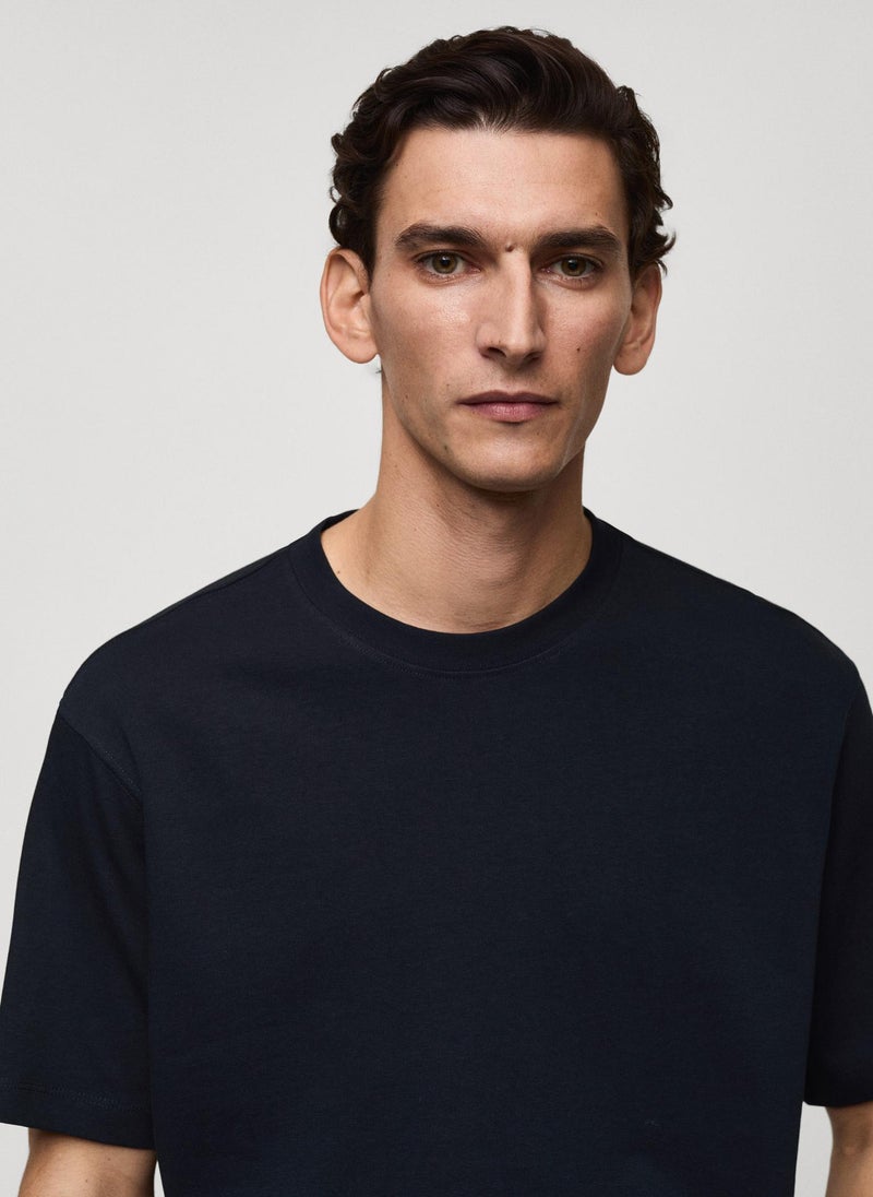 Mango Man Essential Crew Neck T-Shirt  - Image 3