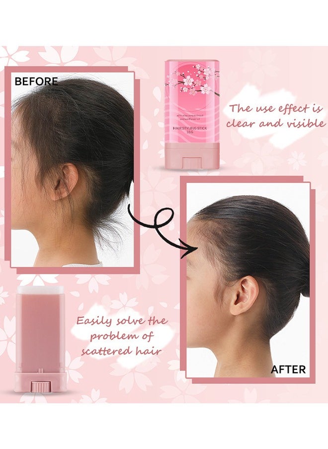 P.TWO.P - Hair Wax Stick, Hair Finishing Stick, Hair Mascara For Flyaway Tamer, Fly Away Hair Tamer Stick For Enhance Gloss Of Hair, Anti Frizz Broken Hair Baby Hair Flash Moment Flyaway Stick, Non-Greasy - Image 1