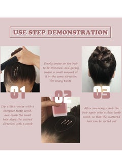P.TWO.P Hair Wax Stick, Hair Finishing Stick, Hair Mascara For Flyaway Tamer, Fly Away Hair Tamer Stick For Enhance Gloss Of Hair, Anti Frizz Broken Hair Baby Hair Flash Moment Flyaway Stick, Non-Greasy  - Image 5