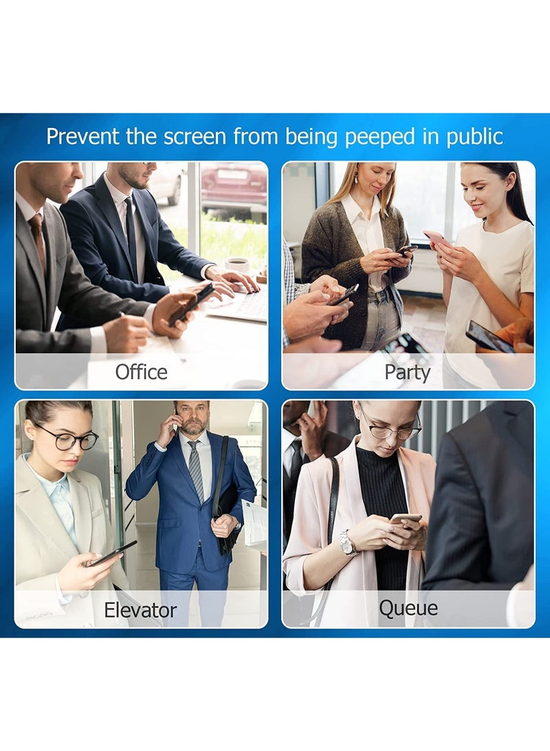 YJS Samsung Galaxy S25 Edge Privacy Glass Screen Protector  Tempered Glass Film 9H Hardness Scratch Resistant Screen Protector for Galaxy S25 Edge - Image 3