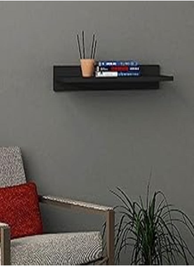 Homemania Decortie By Homemania Shelf, Shelf Duz, Anthracite 