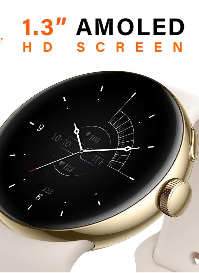 TRENDIZMO - Touchscreen Always on Display La24 Smartwatch Bluetooth Calling Fitness Tracker for Android and iOS Phones Heart Rate Sleep Monitoring Pedometer - Image 1