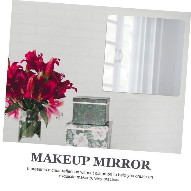 Self Adhesive Mirror Tiles 2 Pack Square Peel and Stick for Bathroom Bedroom Gym Wardrobe - Image 4