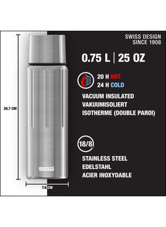 Sigg SIGG - Selenite Insulated Water Bottle - Thermo Flask Gemstone with Cup - Leakproof - Lightweight - BPA Free - 18/8 Stainless Steel - 25 Oz  - Image 2