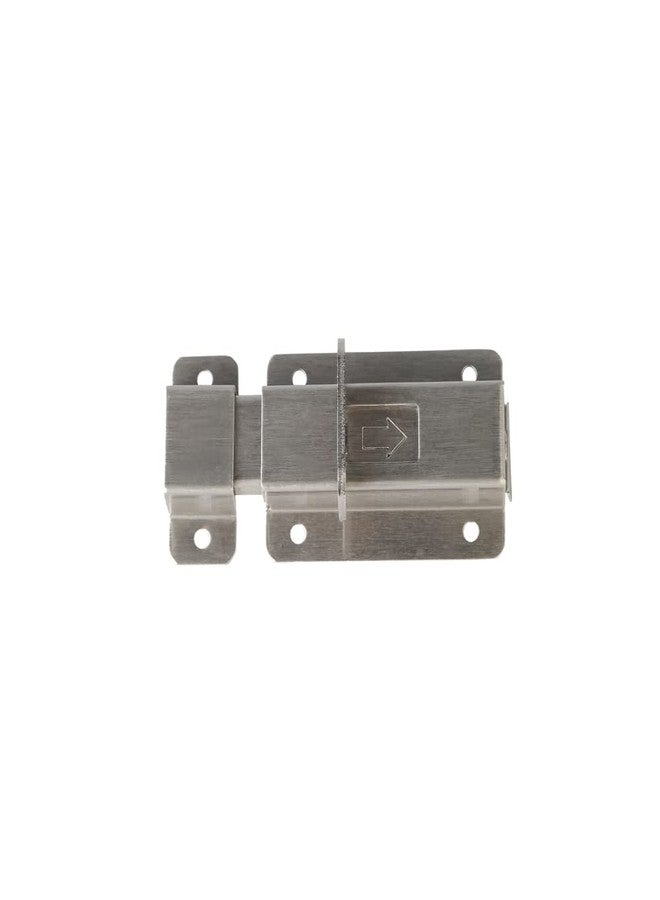 BTL Door Baby Latch (Pack of 1) (Door Security Latch) (Tower Bolt) (for Home, Bathroom, Kitchen,Office) (Stainless Steel) (BDF-BL-3) - Image 1