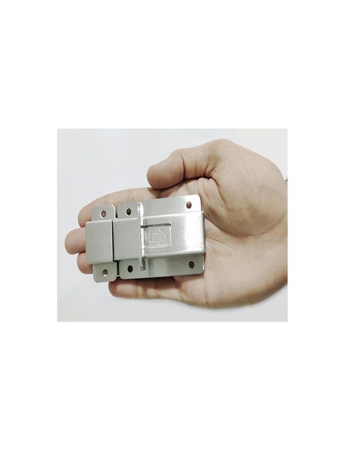 BTL Door Baby Latch (Pack of 1) (Door Security Latch) (Tower Bolt) (for Home, Bathroom, Kitchen,Office) (Stainless Steel) (BDF-BL-3) - Image 5