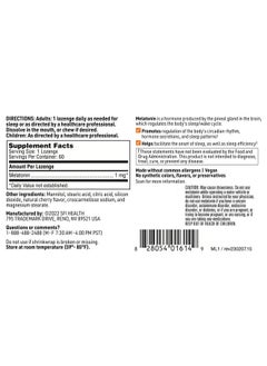 Klaire Labs Melatonin Lozenge - Fast-Dissolving, Quick Release 1 Milligram Melatonin Tablets for Men & Women with Natural Cherry Flavor (60 Dissolvable Tablets) - pzsku/Z6C5042CDB99952B21CA6Z/45/_/1735907968/eb345f0a-4c91-4323-af2f-7c5d65b7b74d