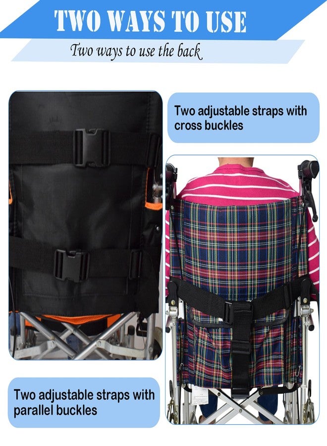 AUSTYLCO Wheelchair Safety Belt,Anti-Slip Wheelchair Seat Belt with Adjustable Secure Buckle,Wheelchair Harness for Seniors Elderly,Patients Black Mesh - Image 5