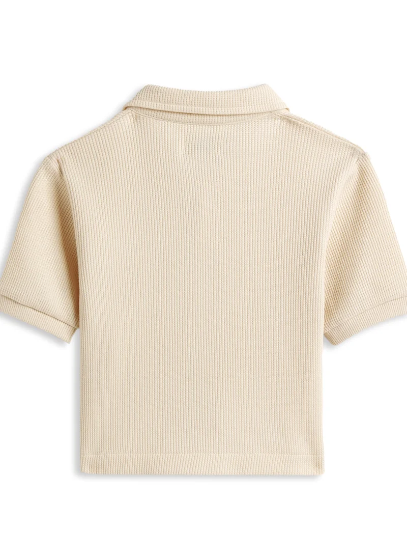 Dirkje Dirkje Boys Set - Short sleeve Shirt & Matching shorts in Textured Fabric