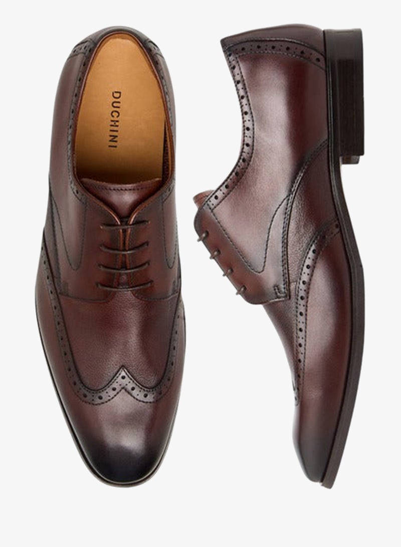 دوتشيني أحذية ديربي رجالية مثقبة برباط - Image 3