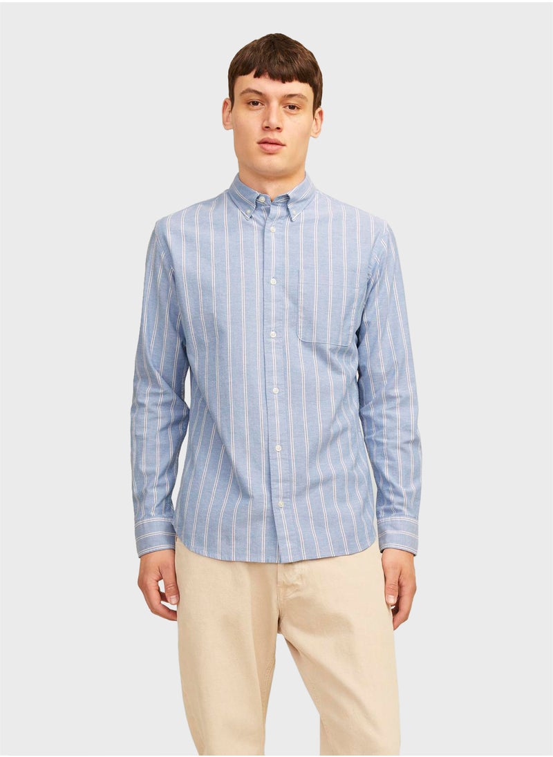 JACK & JONES Stripes Relaxed Fit Shirt  - Image 1