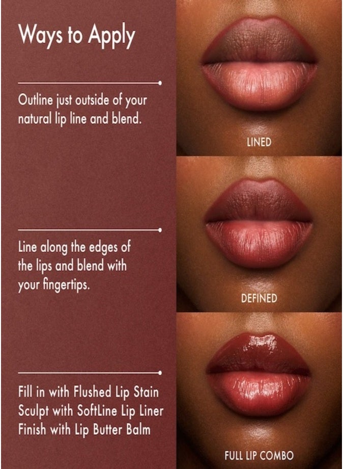 Summer Fridays Softline Lip Liner 1.02g – Long-Wear Creamy Precision Lip Pencil Pecan - Image 5