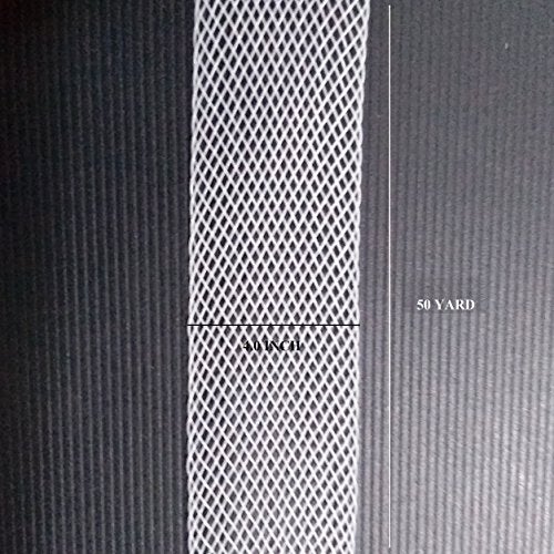 Jainsons Horsehair Crinoline Braids CAN CAN Net Strip for Lehnga Skirt Making Very and Premium Boutique Range Nylon White Length-45 Yard (Width-4 Inch) - Image 2