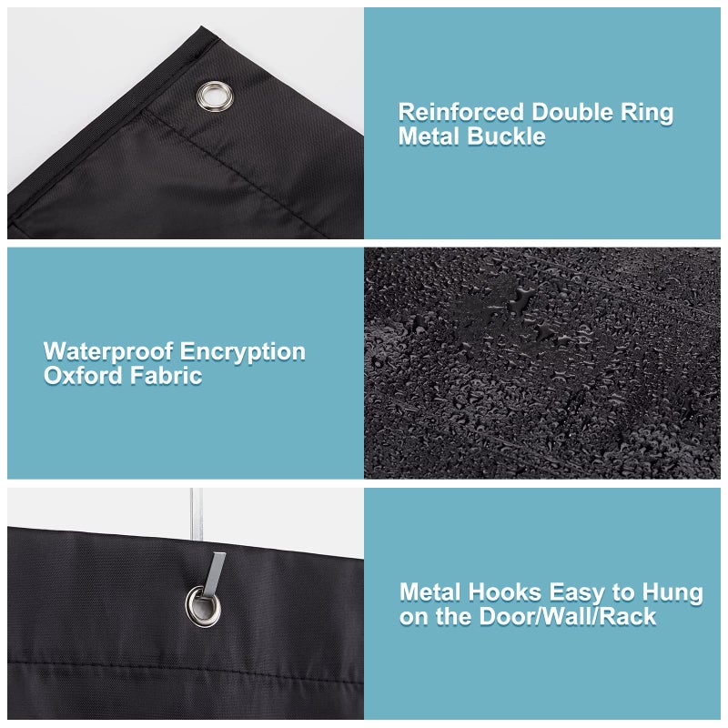 Geyee 4 Pack Hanging Wall File Organizer, Storage Pocket Chart, over Door Hangers Included, Hanging Wall Paper Organizer for File Folders, Classroom Mailbox, Home Office Papers(10 Pocket) - Image 3