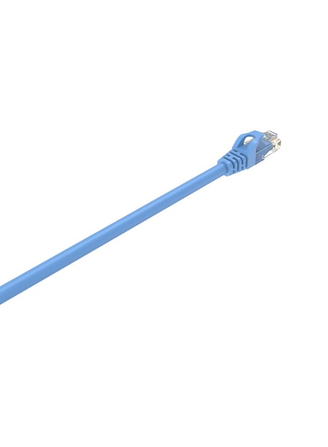 يوني تيك CAT6 UTP Ethernet Cable, RJ45 LAN Network Patch Cable, Up to 1Gbps Speed, 250MHz Bandwidth, Gold-Plated Connectors, Fluke Tested, Compatible with PC/Laptop/Router/Printer |Y-C1808ABL - Image 2