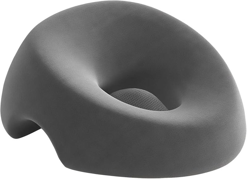 Gray Memory Foam Pillow for Side and Stomach Sleepers Surgery Recovery Soft Breathable - Image 2