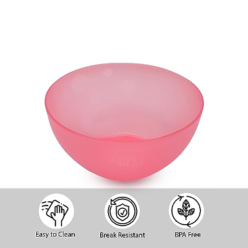 Jaypee Plus Mixing Bowl Set of 4 | Mixing Bowls for Kitchen | Mixing Bowl for Cake Batter | Snack Bowls Set of 4 | Multipurpose Bowl Big Size, Multicolour - Image 5