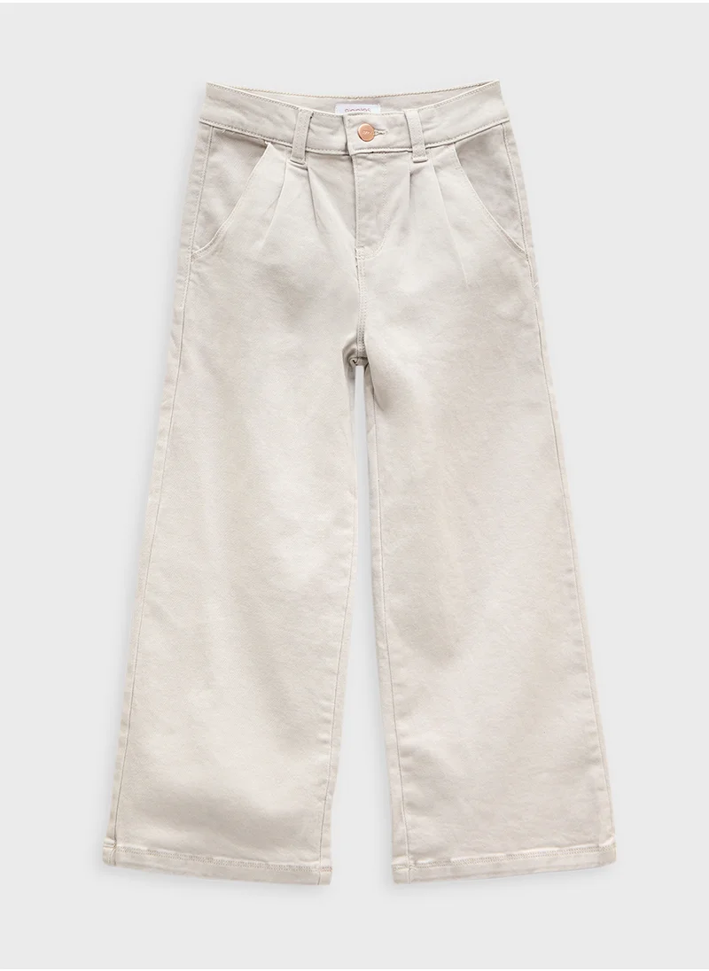 Ripples Girls Wide-Leg Pants