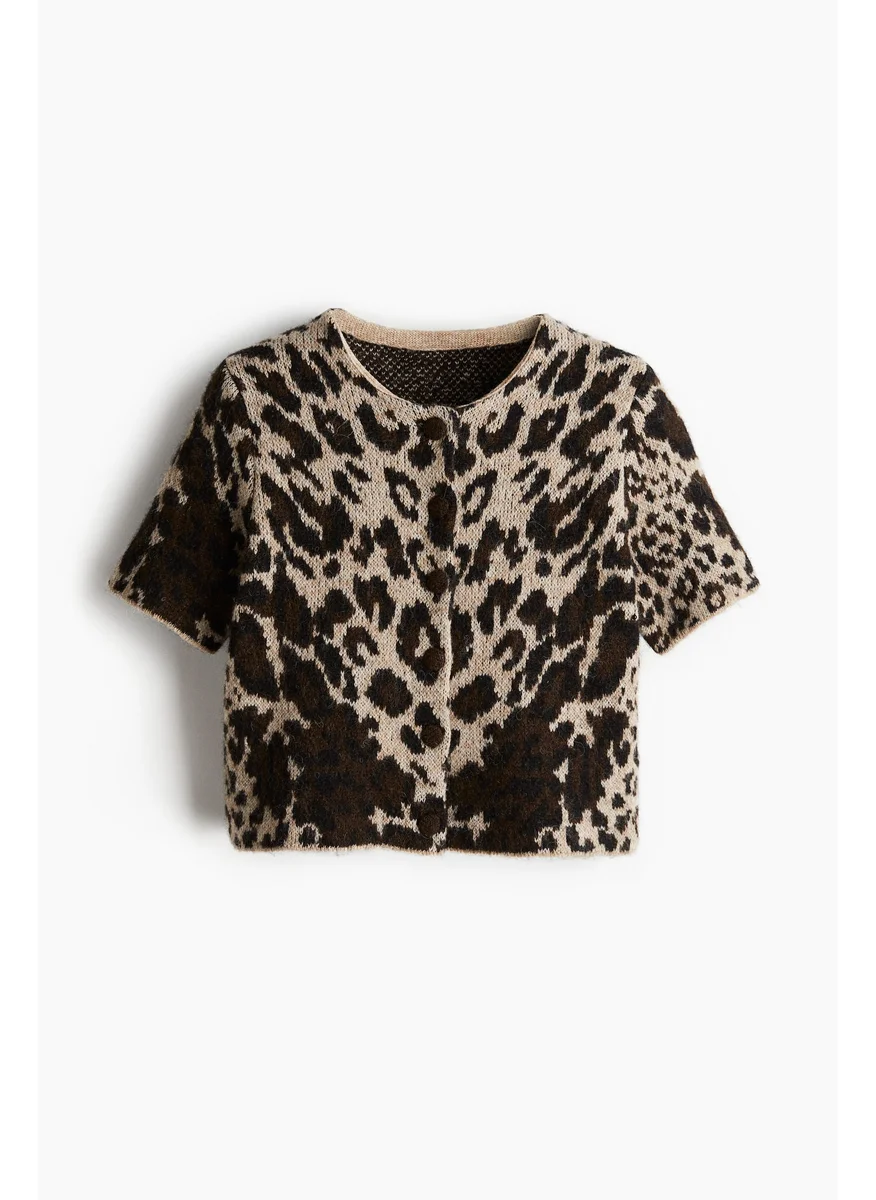 اتش اند ام Jacquard-Knit Cardigan