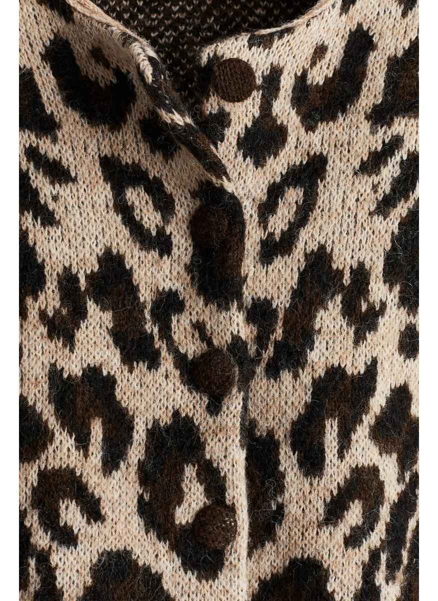 اتش اند ام Jacquard-Knit Cardigan