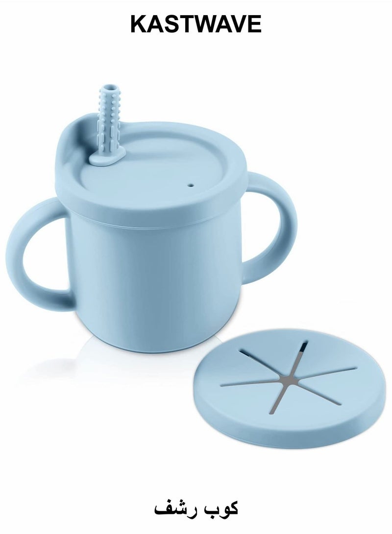KASTWAVE Toddlers Sippy Cup & Snack Container 2-in-1 - Image 1