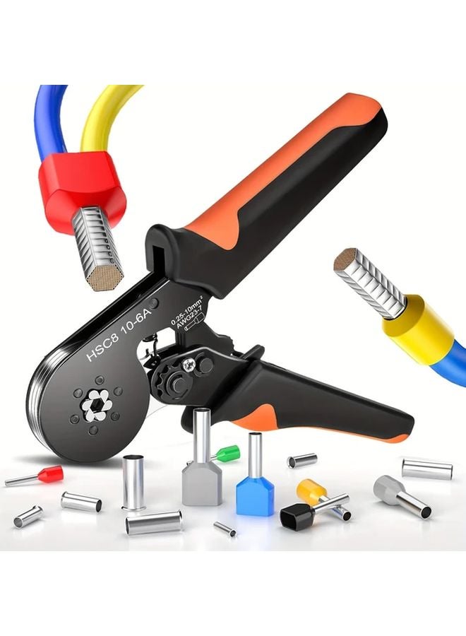 HSC8 10 6A مجموعة أدوات كبس مع 1200 قطعة طرفية مقبض من الفولاذ الكربوني - Image 4